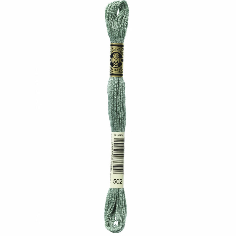 Dim Gray DMC Stranded Cotton Art 117  - 502 Needlework Threads