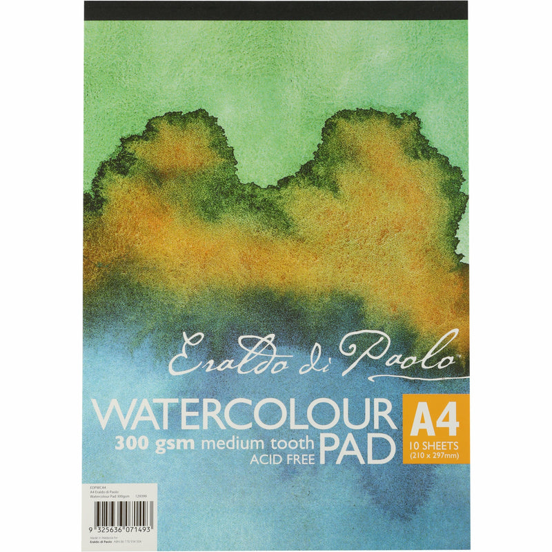 Eraldo di Paolo A4 Watercolour Pad Cold Pressed 300g 10 Sheets