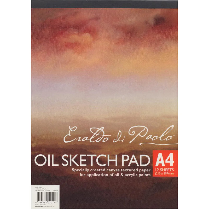 Eraldo Di Paolo A4 Oil Sketch Pad 240gsm 12 Sheets