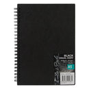 Black Eraldo Di Paolo A5 Visual Diary 120gsm Black 40 Sheets Pads