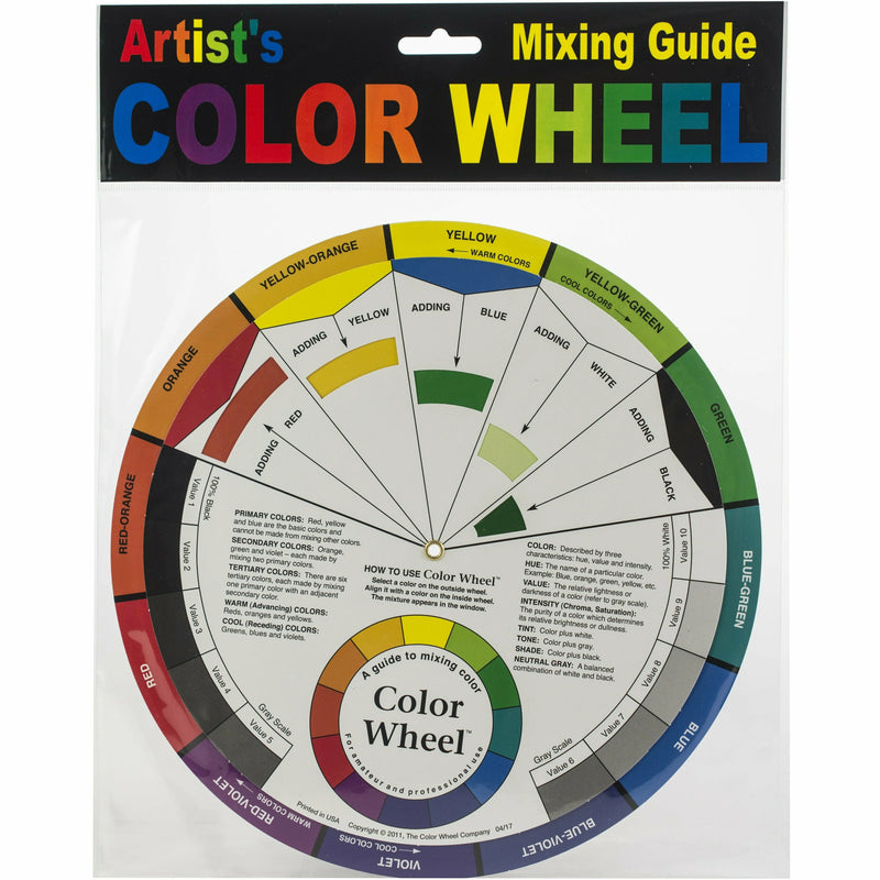 Dark Slate Gray Artists Colour Wheel Large Art Accessories