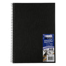 Black The Art Studio A4 Sketching & Drawing Pad 110gsm 50 Sheets Pads