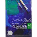 Dark Slate Blue Eraldo Di Paolo Canvas Pad 250gsm A3 10 Sheets Pads