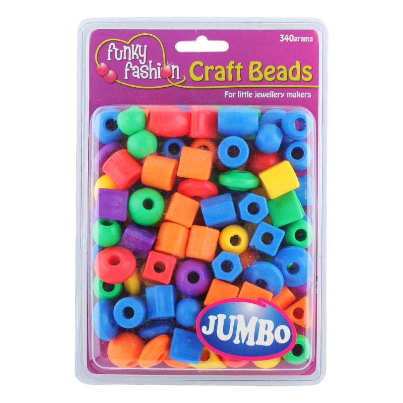 Coral Funky Fashion Jumbo Opaque Beads Multi Coloured 20-25mm 340gm Beads