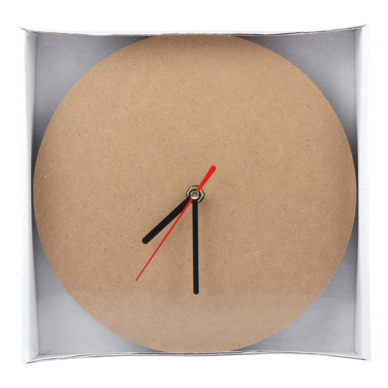 Urban Crafter MDF Clock Base with Mechanism 23cm Diameter