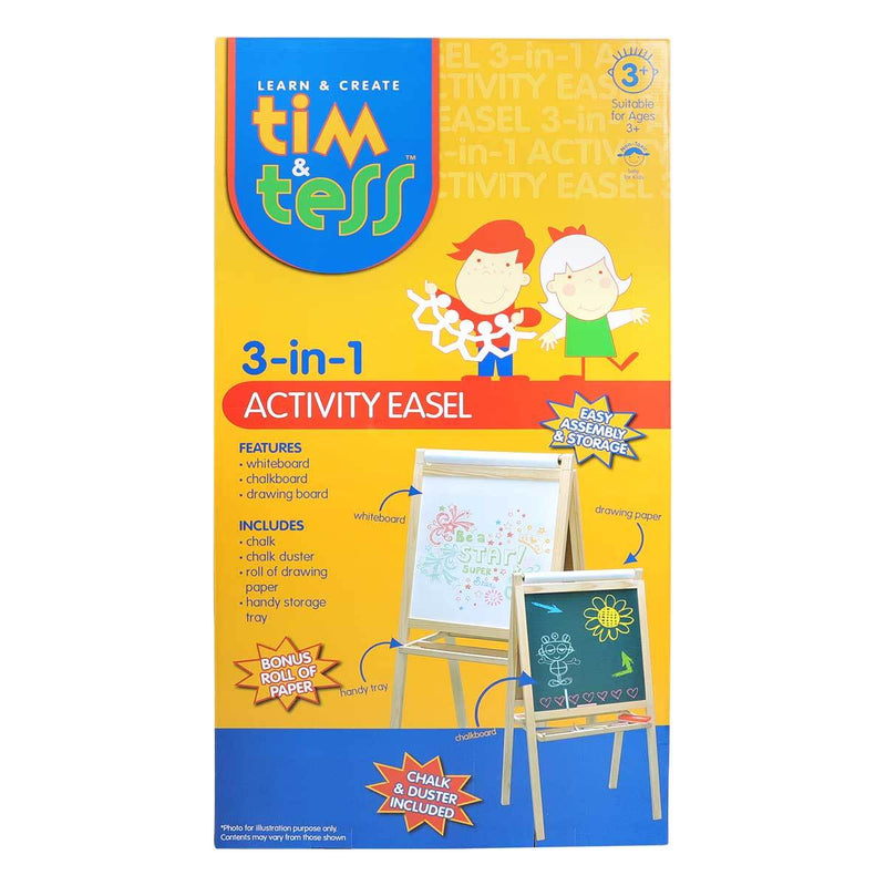 Tim & Tess 3 in 1 Activity Easel