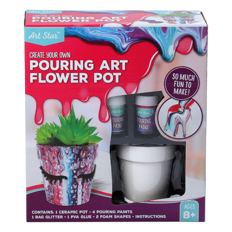 Art Star Pouring Art Garden Pot Kit