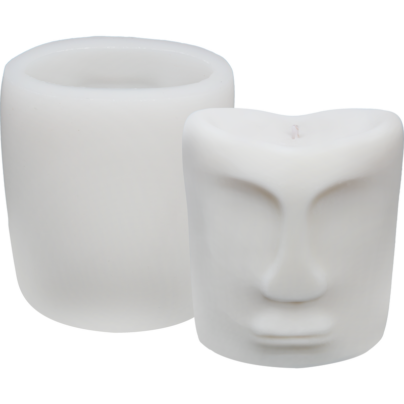 Urban Crafter Abstract Face Candle Mould 85x52x110mm