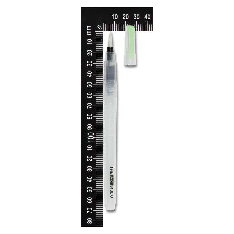 Gray The Art Studio Medium Aqua Round Brush Paint Brushes