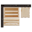 Sienna Tim and Tess Mini Wooden Crate 12.5 x 8.5 x 6cm Kids Wood Craft