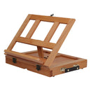 White The Art Studio Artist Travel Box Easel Easels & Cases