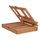 White The Art Studio Artist Travel Box Easel Easels & Cases