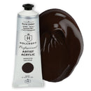 Black Holcroft Professional Acrylic Impasto Paint Burnt Umber S1 80ml Acrylic Paints