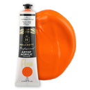Orange Red Holcroft Professional Acrylic Flow Paint Cadmium Orange S4 ASTM1 75ml Acrylic Paints