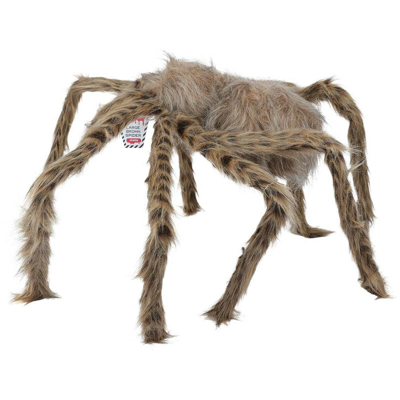 Dim Gray Large Brown Spider 104cm Halloween