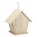 Gray Urban Crafter Paulownia Birdhouse 24x15x23cm Wood Crafts