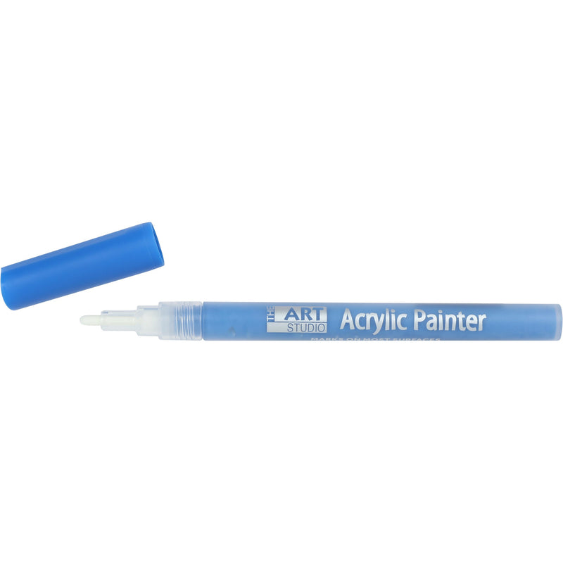 Cornflower Blue The Art Studio Fine Tip Acrylic Painter Pen Blue Pens and Markers