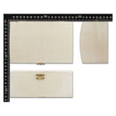 Light Gray Urban Crafter Plywood Rectangular Box with Curved Lid Boxes