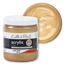 Tan Eraldo Di Paolo Acrylic Paint Metallic Light Gold 500ml Acrylic Paints