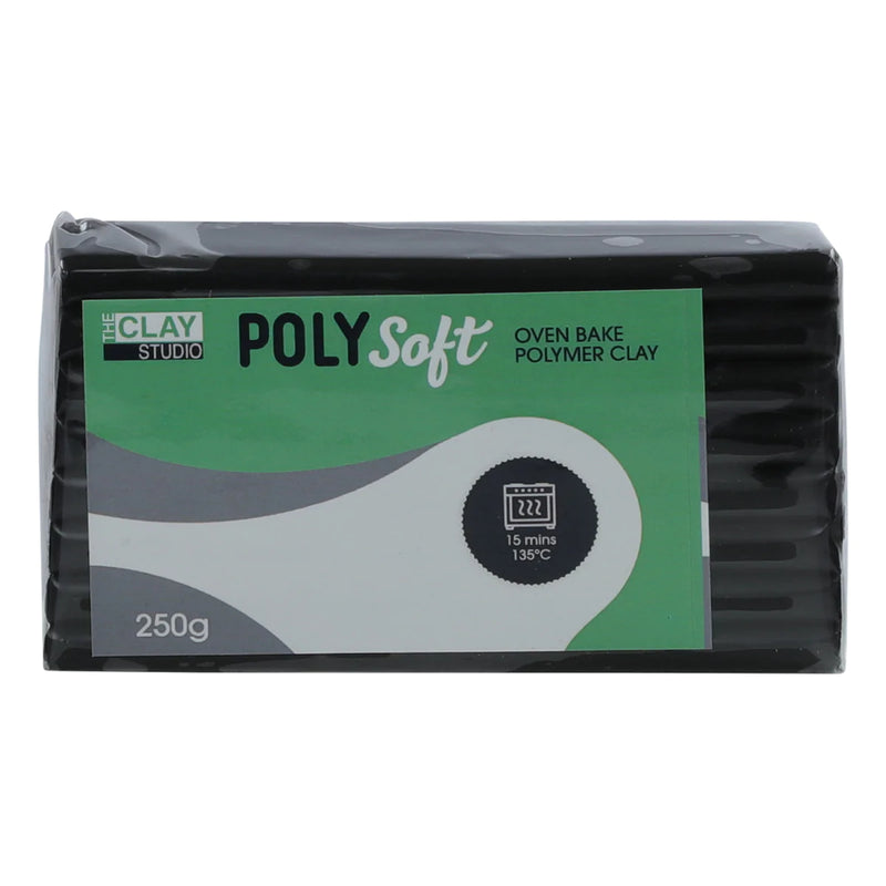Sea Green The Clay Studio Polymer Clay Black 250g Polymer Clay (Oven Bake)