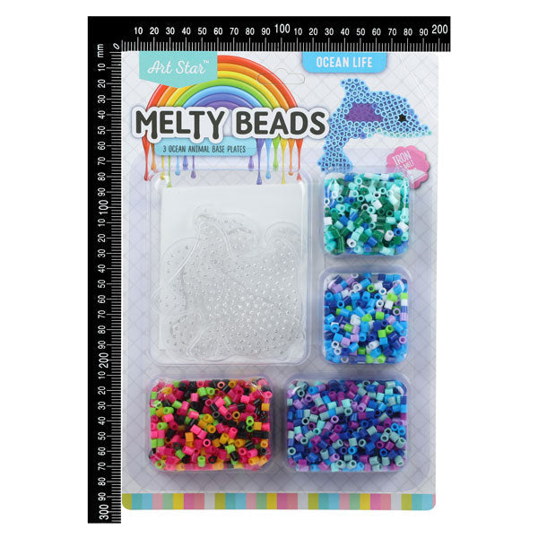 Light Gray Art Star Melty Beads Kit Ocean Life Kids Craft Kits