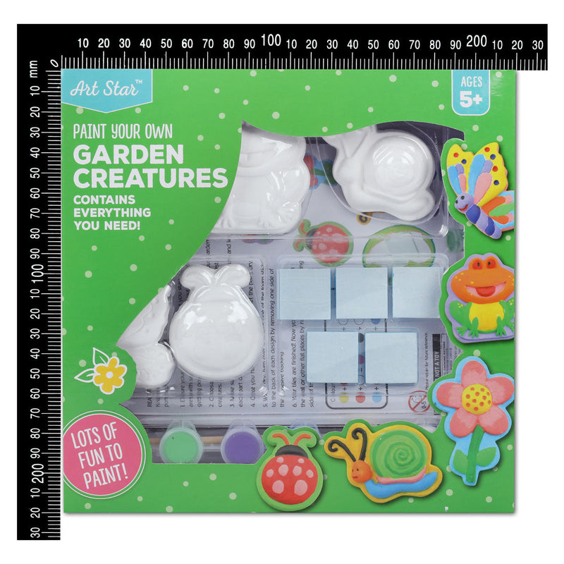 Medium Sea Green Art Star Paint Your Own Garden Creatures Activity Kit Kids Craft Kits