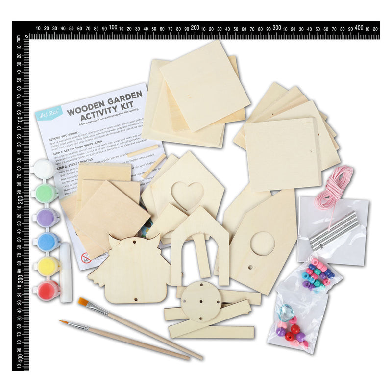 Bisque Art Star Create Your Own Wooden Garden Kit Kids Craft Kits