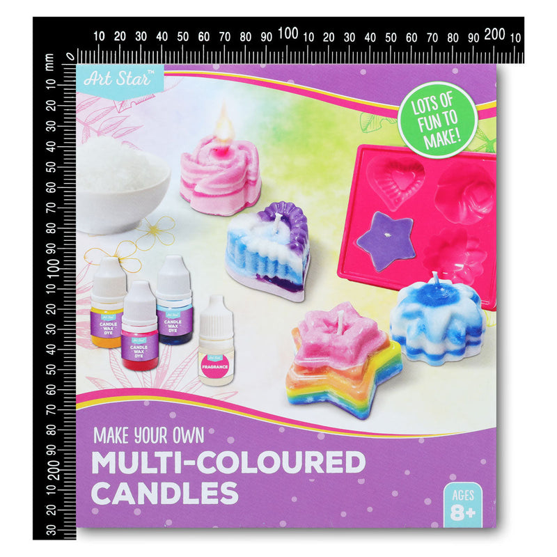 Deep Pink Art Star Make Your Own Candles Kit Multi-Coloured Kids Craft Kits