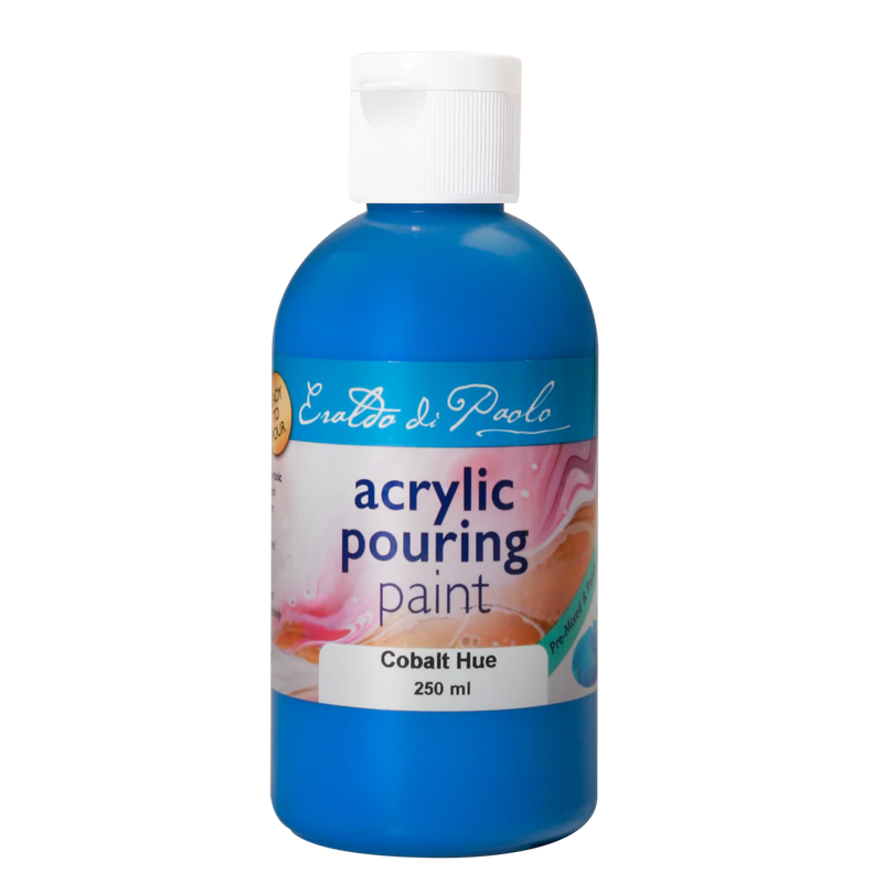 Dodger Blue Eraldo Di Paolo Pouring Paint Cobalt Hue 250ml Acrylic Paints