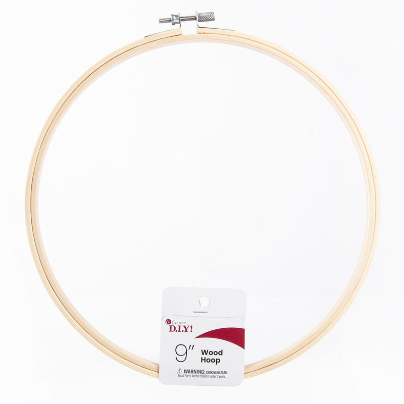 Brown Cousin Natural Wood Hoop 9" Needlework Hoops and Frames