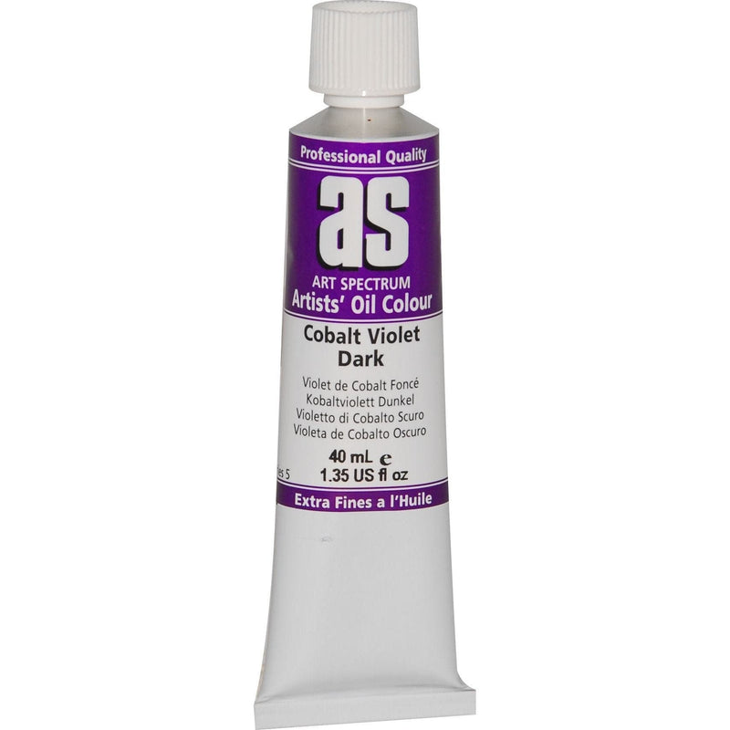 Midnight Blue Art Spectrum Oil Paint 40mL Cobalt Violet Dark  S5 Oil Paints