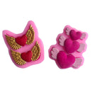 Maroon Clay Studio Love Feather Silicone Mold for Polymer Clay and Resin 9x7.7x1.4cm Moulds