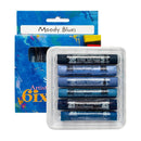 Dark Cyan Art Spectrum Standard Pastel Six Pack Moody Blues Pastels & Charcoal