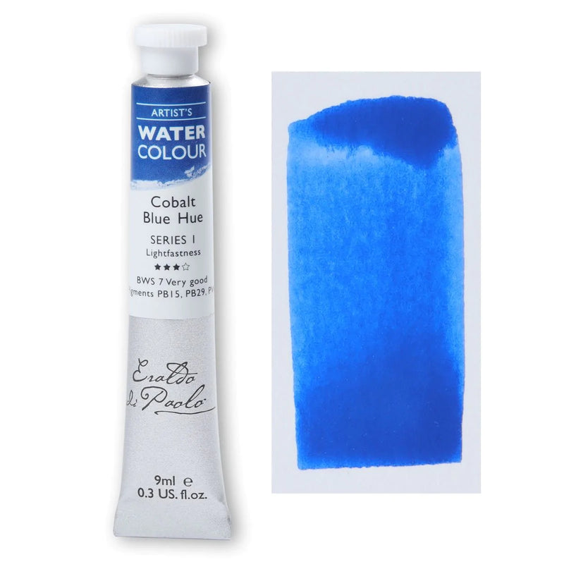 Dodger Blue Eraldo Di Paolo Watercolour Cobalt Blue 9ml Watercolour Paints