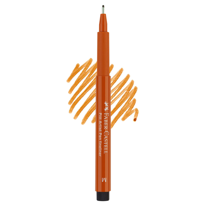 Chocolate Faber Castell Pitt Artist Fineliner Pen  M – 0.7mm  188 Sanguine Pens and Markers