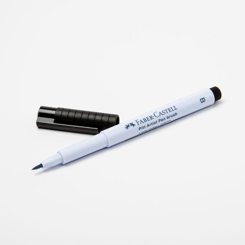 White Smoke Faber Castell Pitt Artist Brush Pen  220 Light Indigo Brush Pen