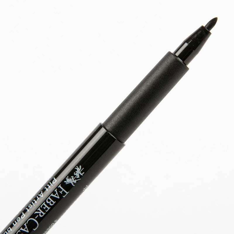 Snow Faber Castell Pitt Artist 1.5mm Bullet Pen  199 Black Pens and Markers