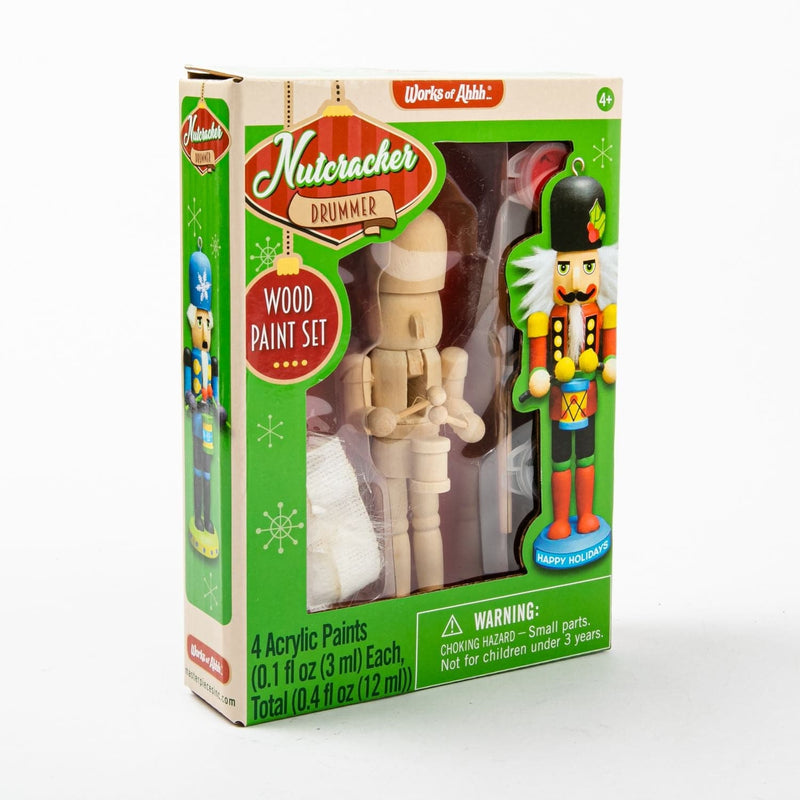 Dark Olive Green Works Of Ahhh Paint Your Own Mini Drummer Ornament Christmas