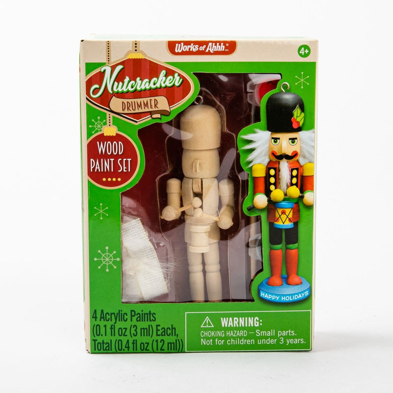 Beige Works Of Ahhh Paint Your Own Mini Drummer Ornament Christmas