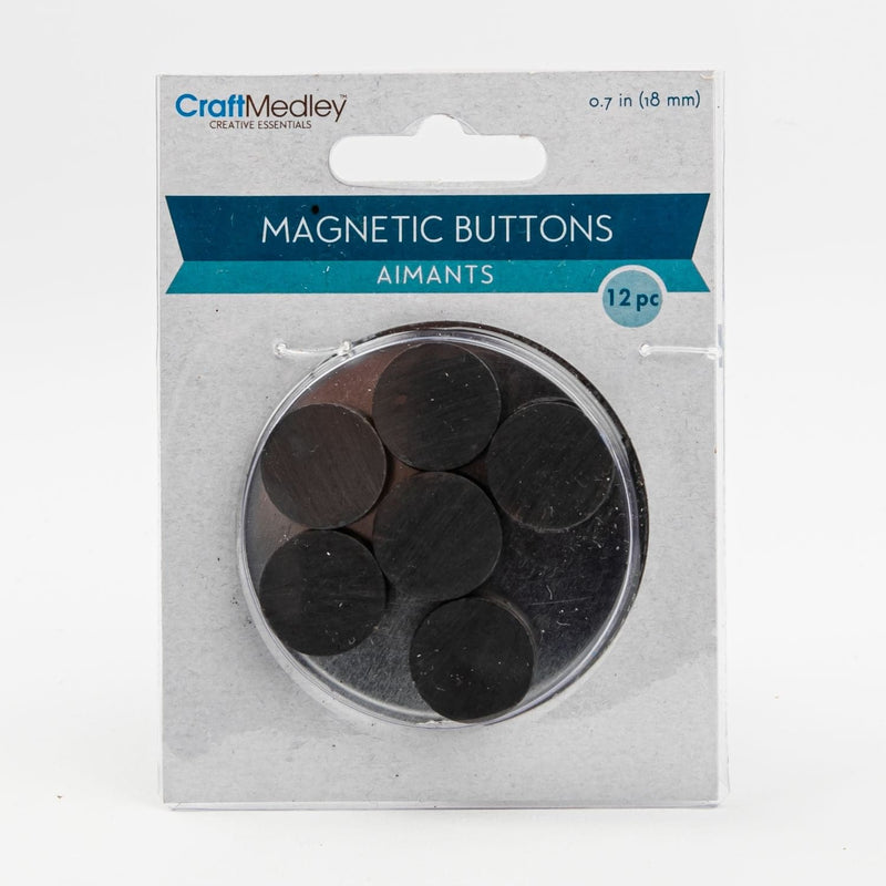 Dark Slate Gray Magnetic Buttons
18mm 12/Pkg Magnets