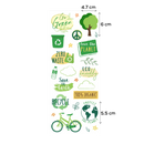 Dark Khaki MultiCraft Paper Craft Sticker: Classic Themes 'Clear' Photo Safe-Go Green 12.7x30.5cm Paper Craft