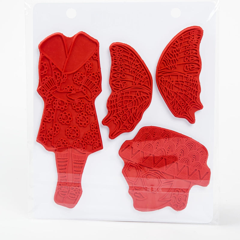 Firebrick Dyan Reaveley's Dylusions Cling Stamp Collections 21x17.5cm - Sunday Best Stamp Pads