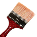 White Borciani Bonazzi Professional Artist Paint Brush Extra Ox Hair Series 205 Size 100 Simple Thickness Paint Brushes