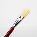 Wheat Borciani Bonazzi Professional Artist Paint Brush Natural Bristle Series 45/V Size 4 Filbert Paint Brushes