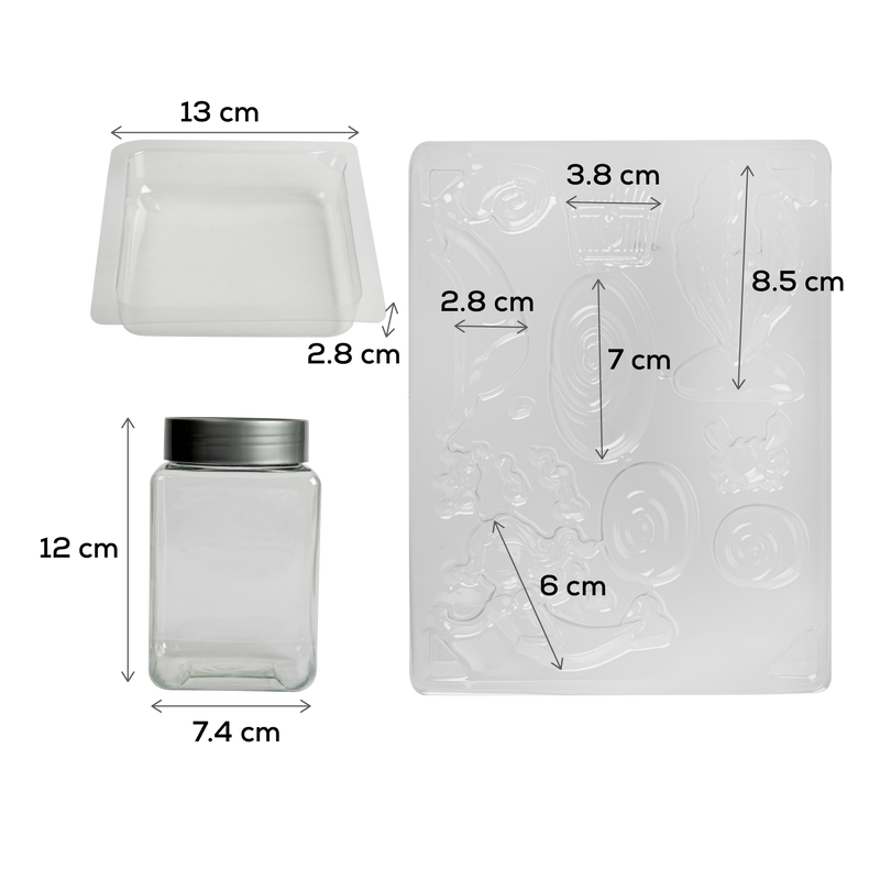 Light Gray Grafix Make Your Own Sealife Terrarium Kit Kids Activities