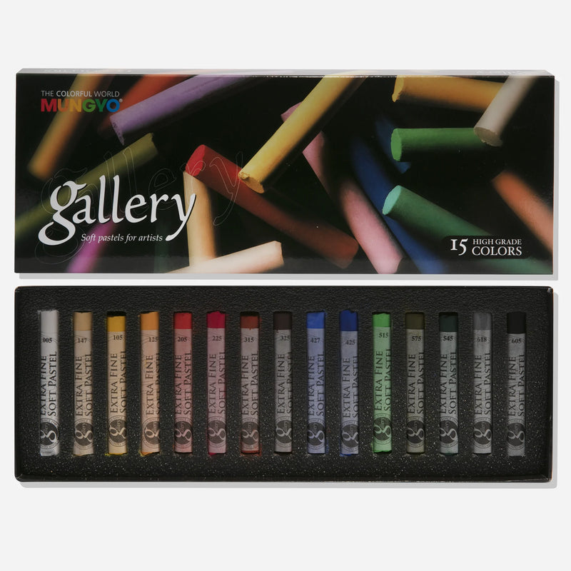 Lavender Mungyo Gallery Extra Fine Soft Pastels Set of 15 Pastels & Charcoal