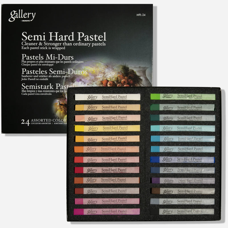 Mungyo Gallery Semi Hard Pastel Set 24
