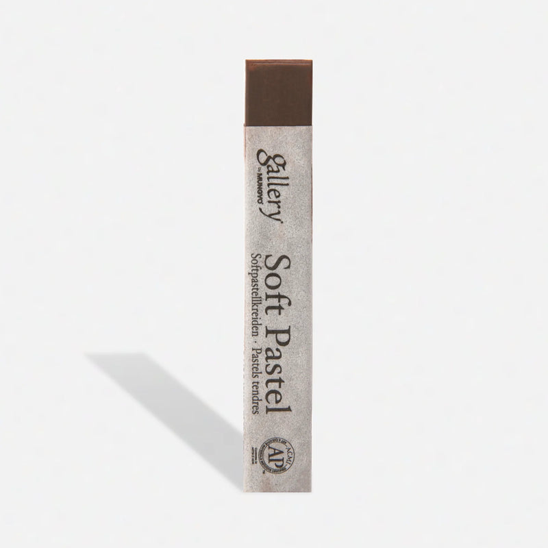 White Smoke Mungyo Gallery Soft Artist Pastel -  Burnt Umber 019 Pastels & Charcoal