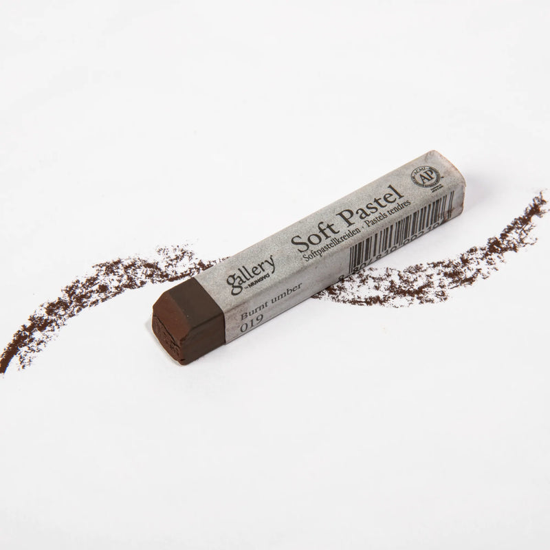 White Smoke Mungyo Gallery Soft Artist Pastel -  Burnt Umber 019 Pastels & Charcoal