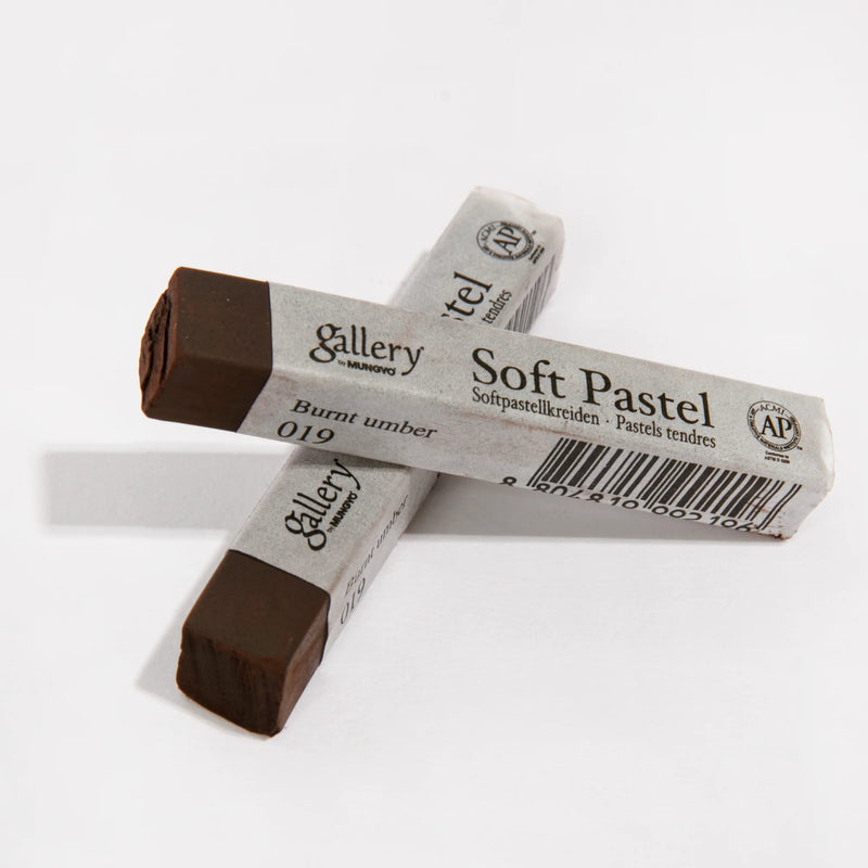 Lavender Mungyo Gallery Soft Artist Pastel -  Burnt Umber 019 Pastels & Charcoal